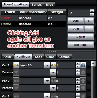 New Transform Button