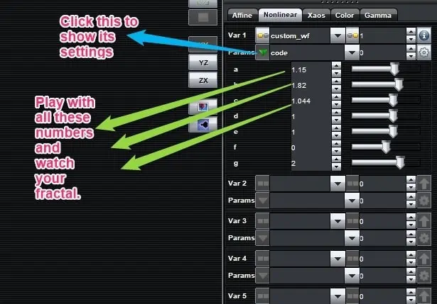 play with variation settings