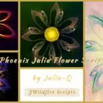 Phoenix Julia Flower Script Display Image