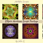 Elliptic Heirloom Script Package Display