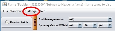 open settings