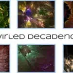 swirled decadence script cover
