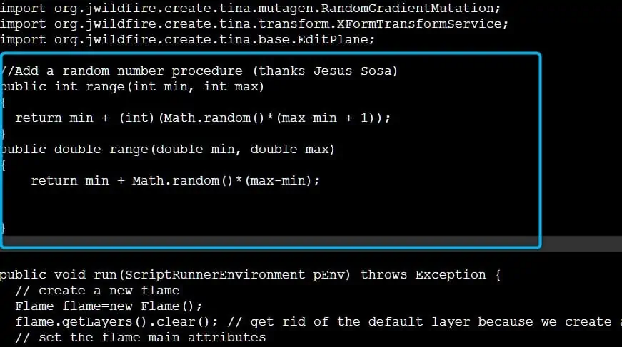 script tutorial pt 3 - shot 4- pasted code