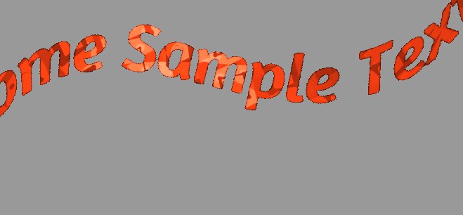 text tutorial 15 Fancy Effects Sample Output