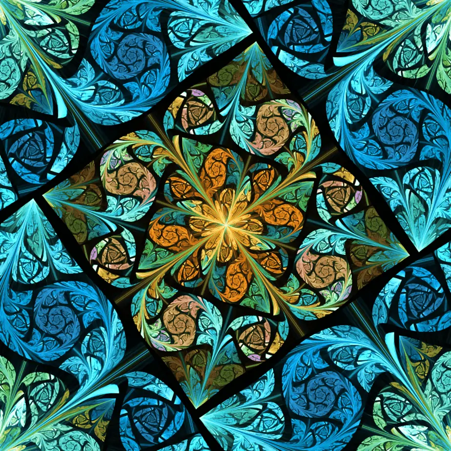 stained glass mosaics cover