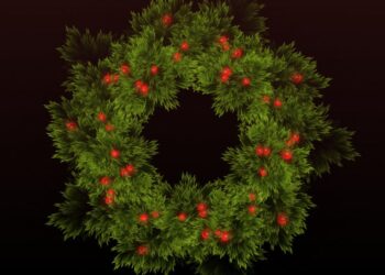 Holly Wreath Fractal Flame Pack