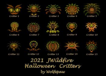 JWildfire 2021 Halloween Critters