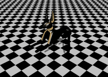 Anubis 3d .obj and .mtl file