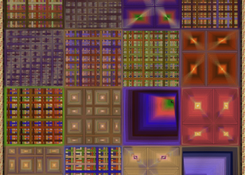 One Layer Random Flame Quilt